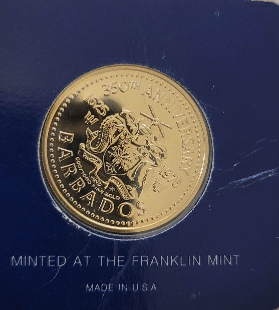 Barbados-$100-Gold-Coin---Uncirculated