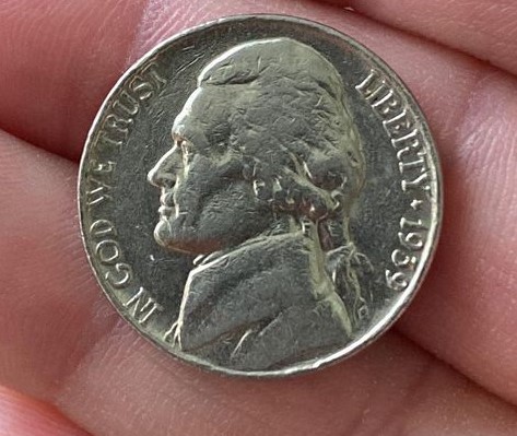 1939-Nickel---Font-Looks-Bubbled---Normal-For-Old-Coins?