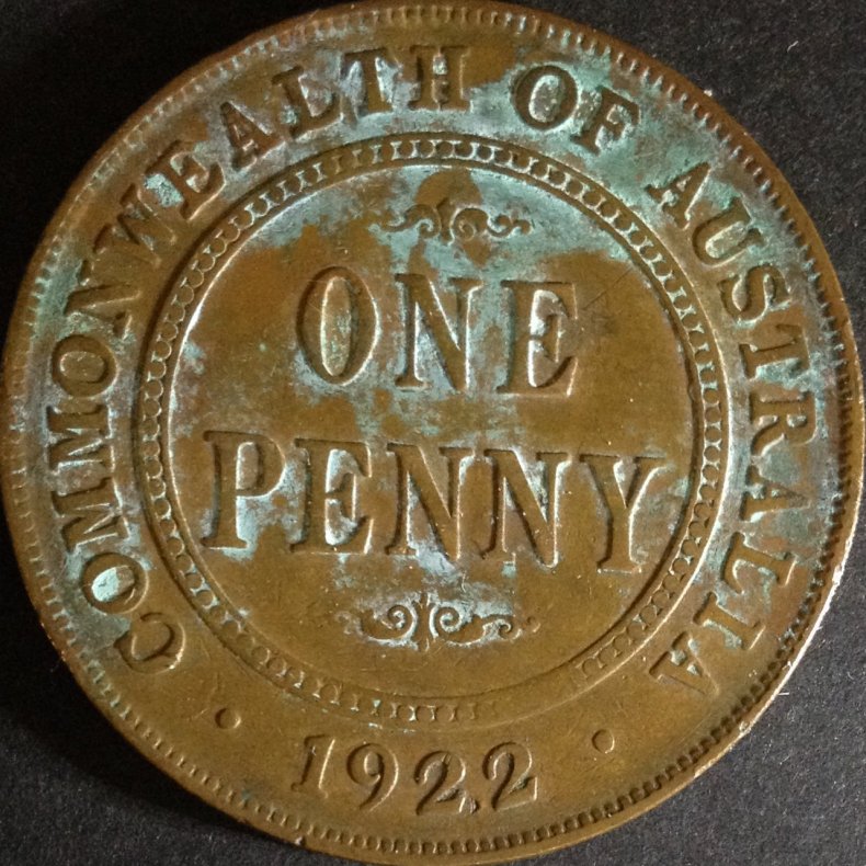 Is-This-A-Man-Made-Hole-In-My-1922-Penny?