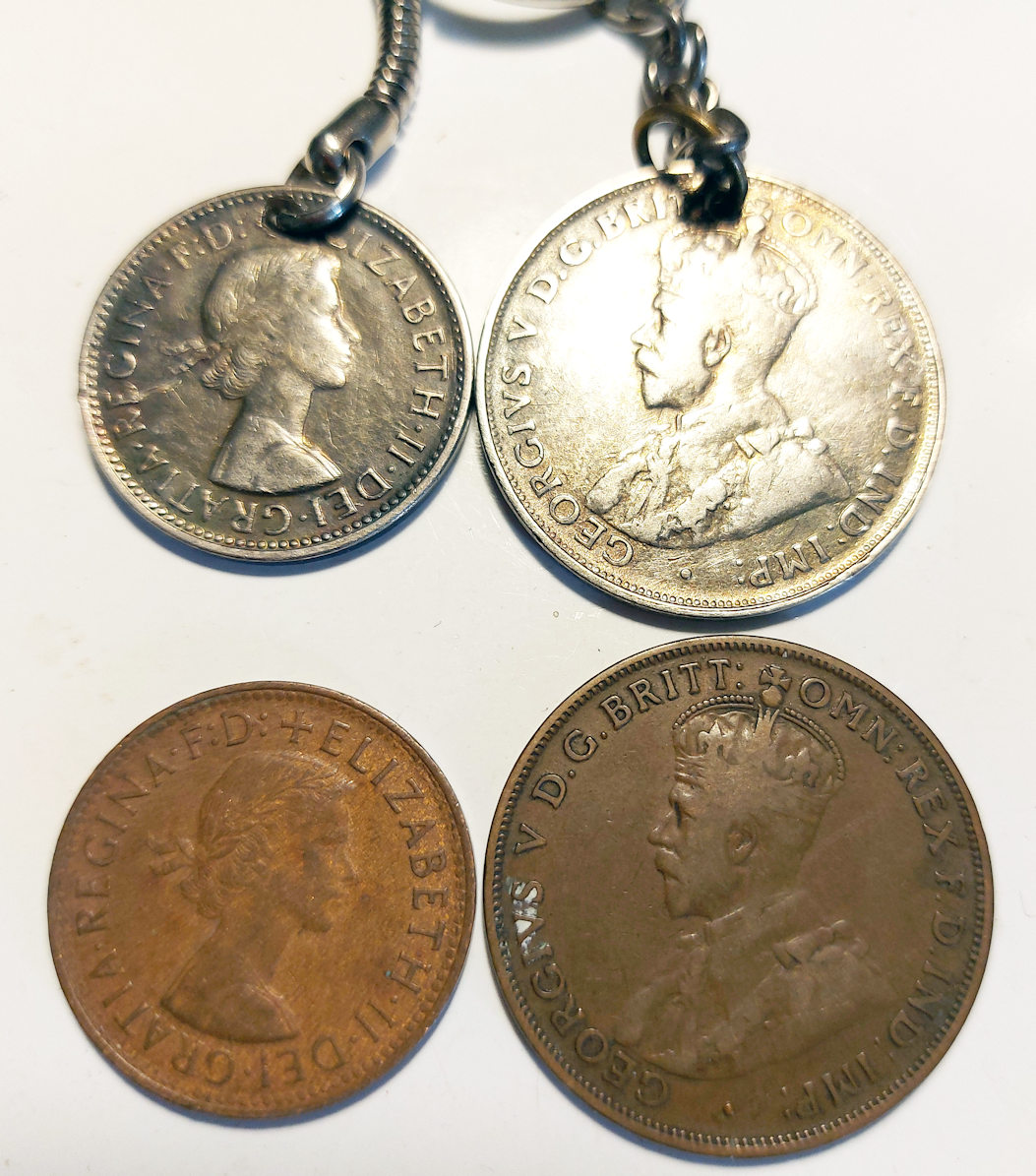 Silver-Australian-Penny-And-Halfpenny