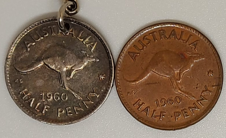 Silver-Australian-Penny-And-Halfpenny