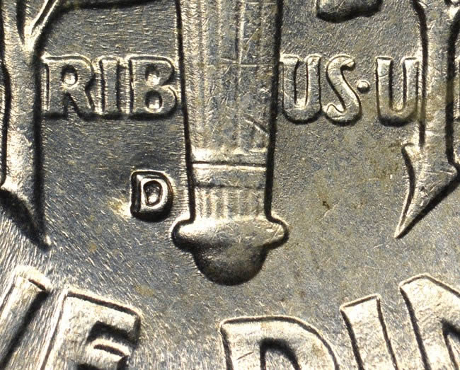 Counterfeit-Detection:-1963-D-Roosevelt-Dime-With-Altered-Bands