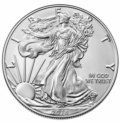 United-States-Mint-Opens-Sales-Of-2018-American-Eagle-Silver-Uncirculated-Coin-On-May-24