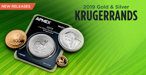 Apmex-New-Release:-2019-Krugerrand-Gold-And-Silver-Releases