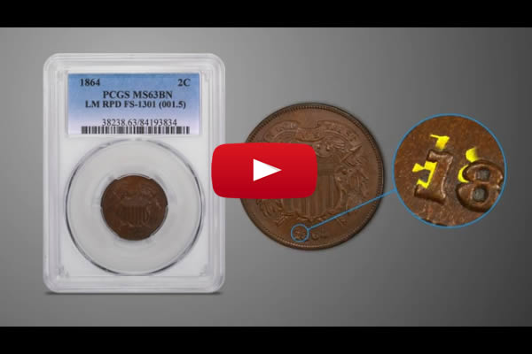 Video:-1864-Two-Cent-Large-Motto-Re-Punched-Die-|-PCGS-Variety-Attribution