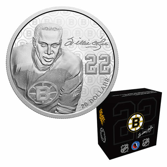 RCM-New-Release:-2020-Pure-Silver-Coin-Black-History-Month:-Willie-O'ree