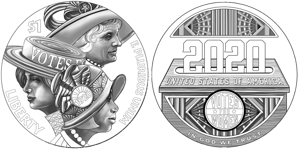 United-States-Mint-Announces-Design-For-2020-Women's-Suffrage-Centennial-Silver-Dollar