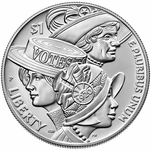 Silver-Dollar-Commemorating-The-100th-Anniversary-Of-Women's-Suffrage-On-Sale-August-18