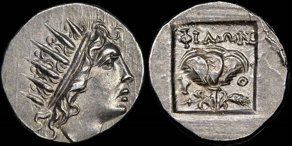 Silver-Drachm-Issued-Circa-88-84-BC-In-Caria