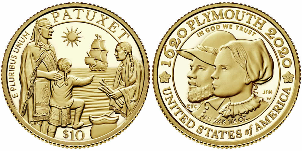 United-States-Mint-And-Royal-Mint-Collaborate-On-Mayflower-Anniversary-Coins-And-Medals