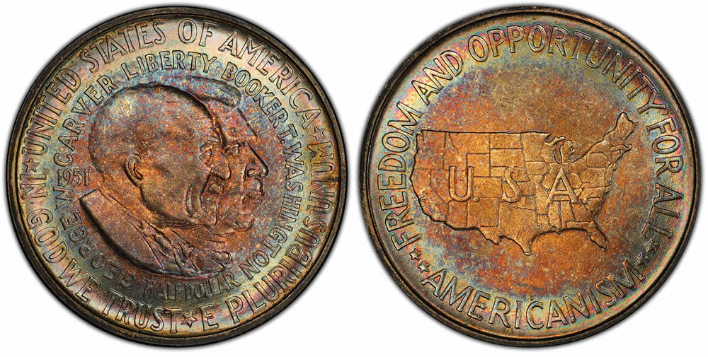 The-Last-Classic-Commemorative-Coin,-The-Washington-Carver-Half-Dollar