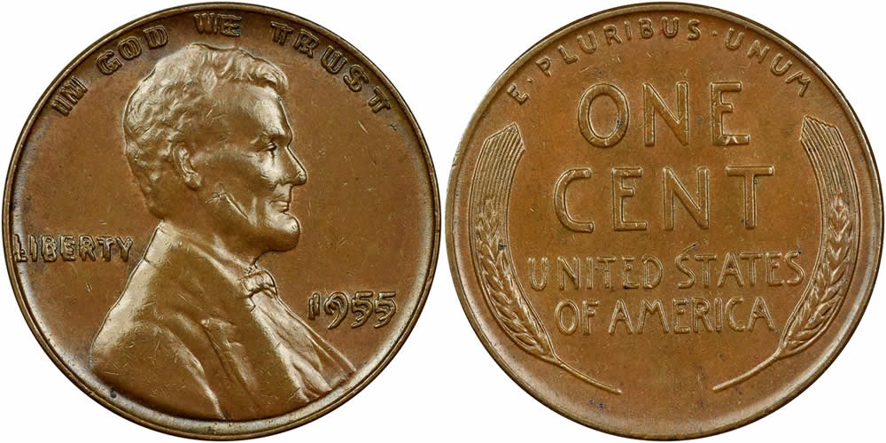 Counterfeit-Detection:-1955-Doubled-Die-Obverse-Cent
