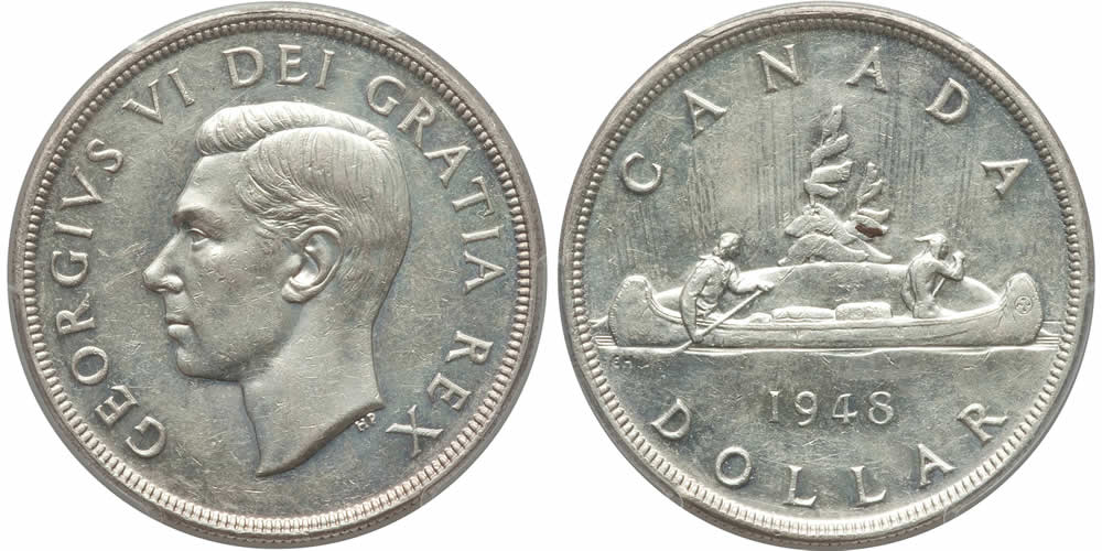 The-Rarest-Of-Canadian-Silver-Dollars:-The-1948-Canada-Dollar
