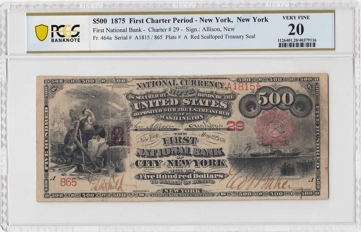 Noteworthy-Notes:-The-Unique-In-Private-Hands-Series-1875-$500-New-York,-NY-National-Bank-Note