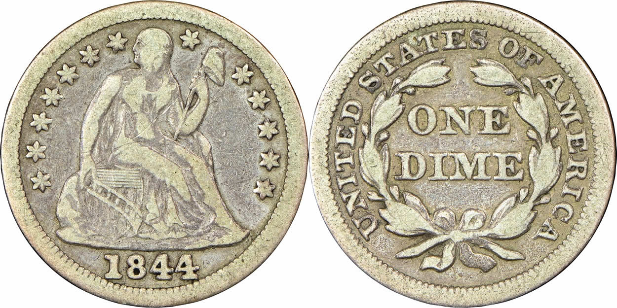 Counterfeit-Detection:-1844-Seated-Liberty-Dime