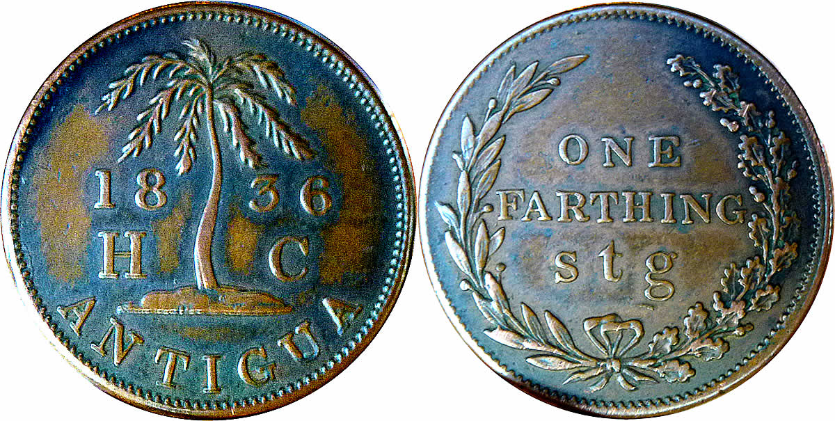 Country-Of-The-Day:-Antigua-And-Barbuda,-1836-1-Farthing