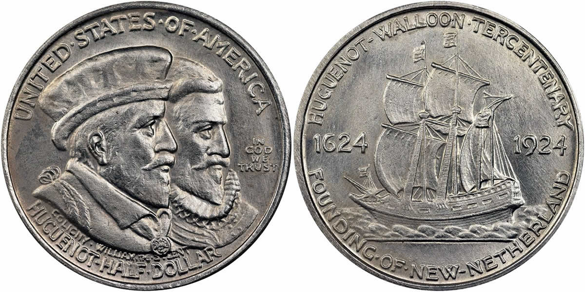 Counterfeit-Detection:-1924-Huguenot-Commemorative-Half-Dollar
