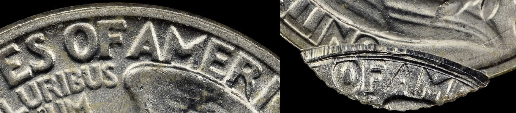 Counterfeit-Detection:-1954-D-Quarter-Double-Struck-Mint-Error