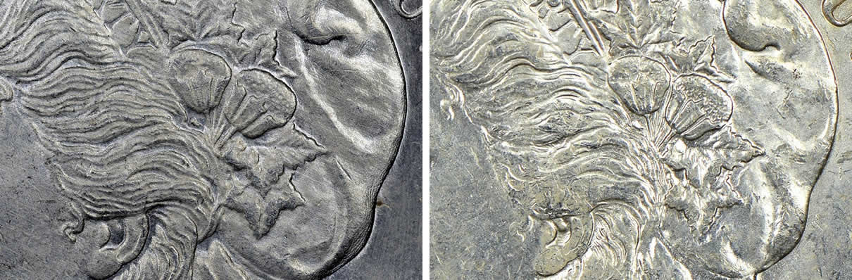 Counterfeit-Detection:-Common-Morgan-Dollar-Fakes