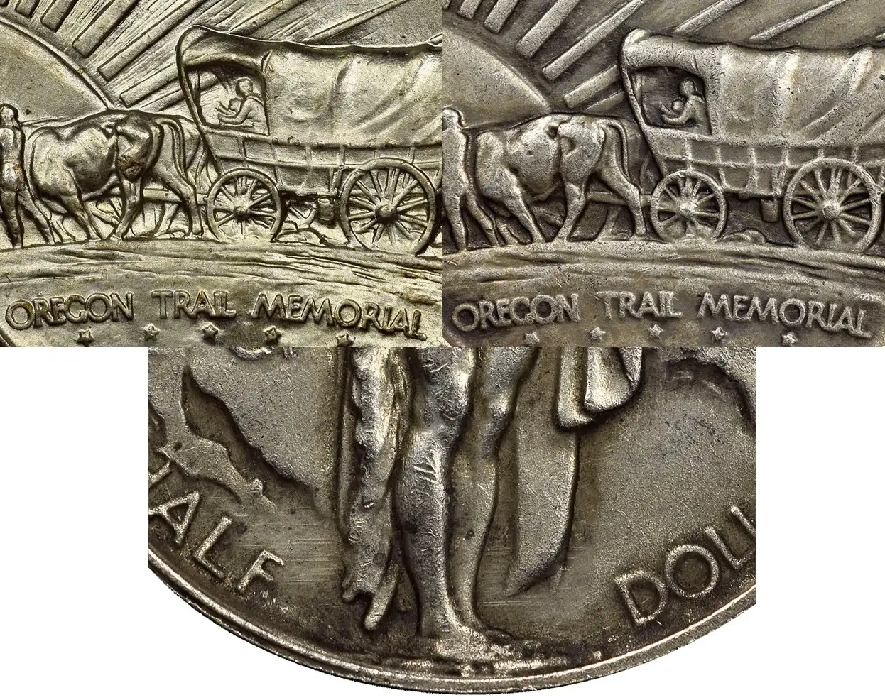 Counterfeit-Detection:-1928-Oregon-Trail-Half-Dollar-Commemorative