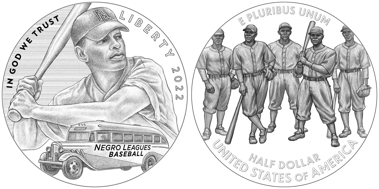 United-States-Mint-Announces-Designs-For-The-Negro-Leagues-Baseball-Commemorative-Coin-Program