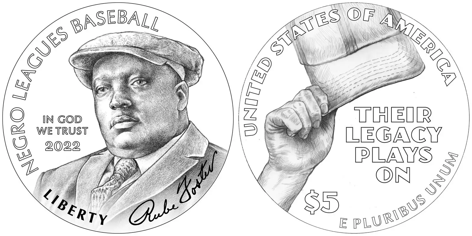 United-States-Mint-Announces-Designs-For-The-Negro-Leagues-Baseball-Commemorative-Coin-Program