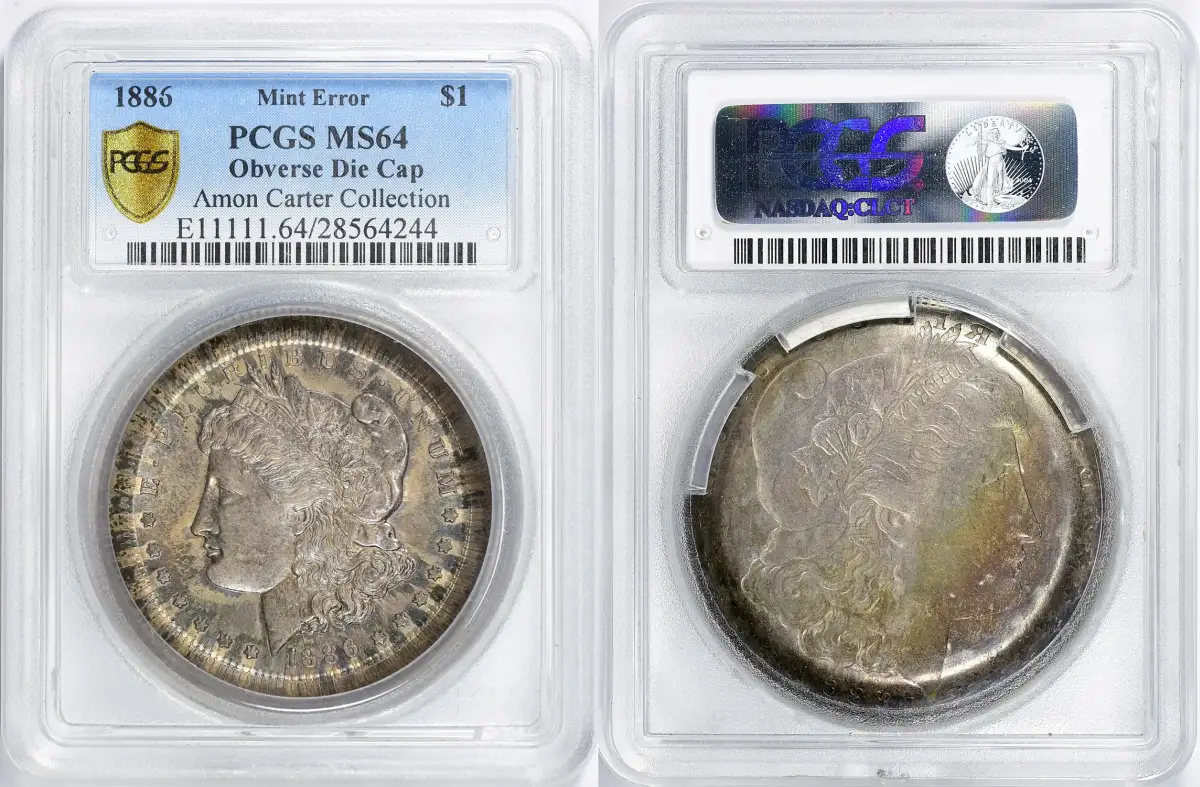 1886-Morgan-Dollar-Obverse-Die-Cap-PCGS-MS-64---How-Cool-Is-This?