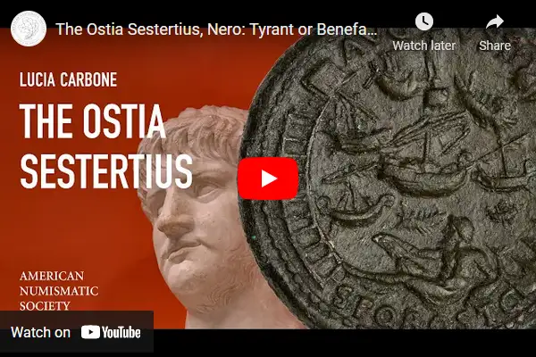 The-Ans's-Greatest-Coins:-Nero.-Tyrant-Or-Benefactor?-The-Ostia-Sestertius.