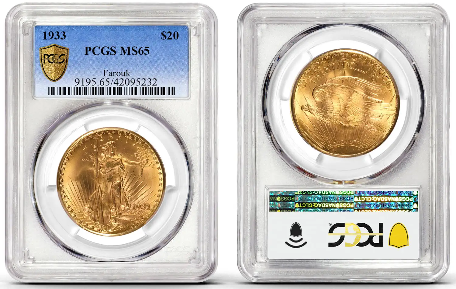 The-Majestic-King-Farouk-1933-Saint-Gaudens-Double-Eagle
