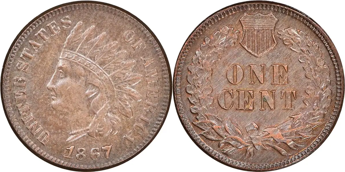 Counterfeit-Detection:-1867-Indian-Head-Cent