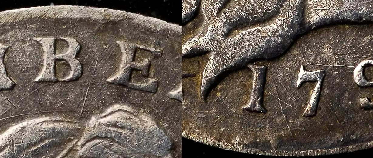 Counterfeit-Detection:-1795-Flowing-Hair-Half-Dime