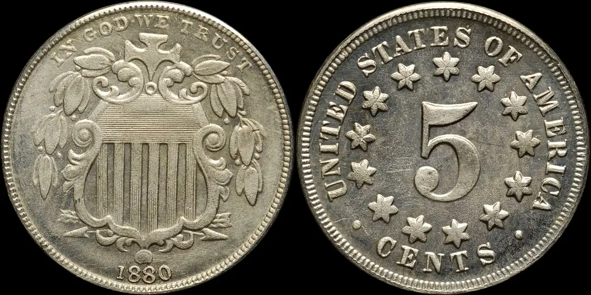 Counterfeit-Detection:-1880-Shield-Nickel