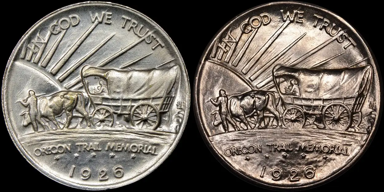 Counterfeit-Detection:-1926-Oregon-Trail-Half-Dollar-Commemorative