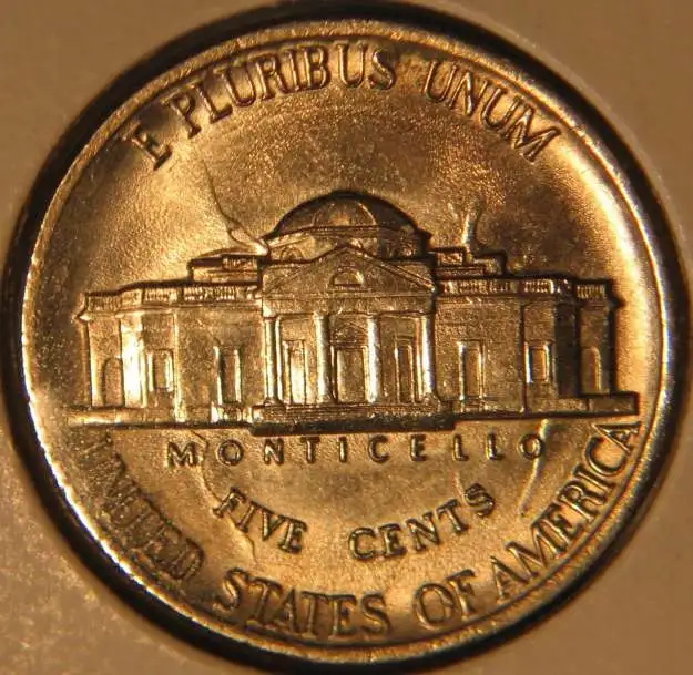 1983-P-Jefferson-Nickel-With-Major-Die-Clash-Marks