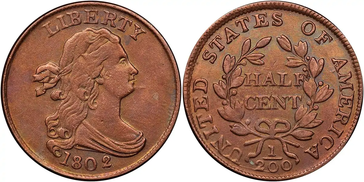 Counterfeit-Detection:-1802/0-Draped-Bust-Half-Cent