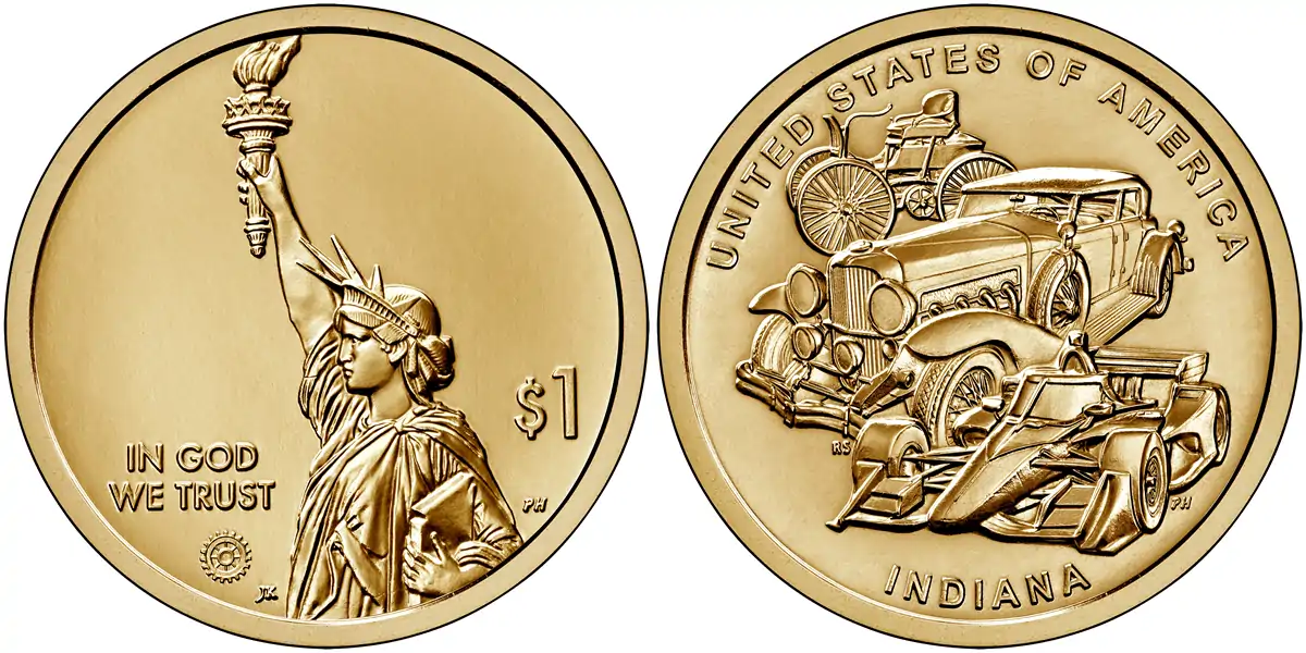 United-States-Mint-Opens-Sales-For-Indiana-American-Innovation®-$1-Coin-Products-On-June-26