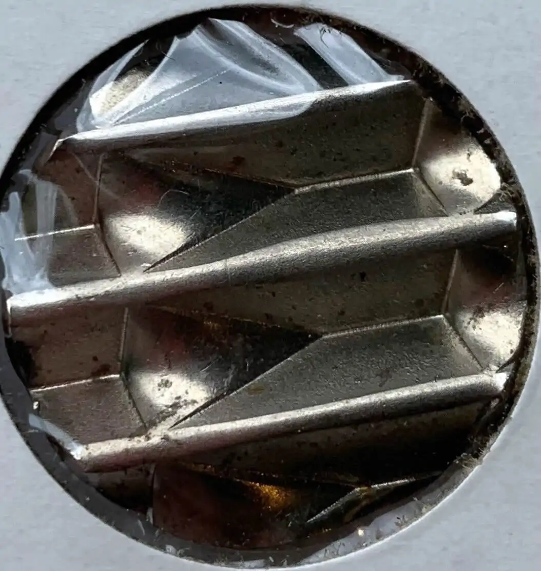 No-Date-Waffled/Canceled-Quarter-Planchet-Bought-Off-Of-Ebay
