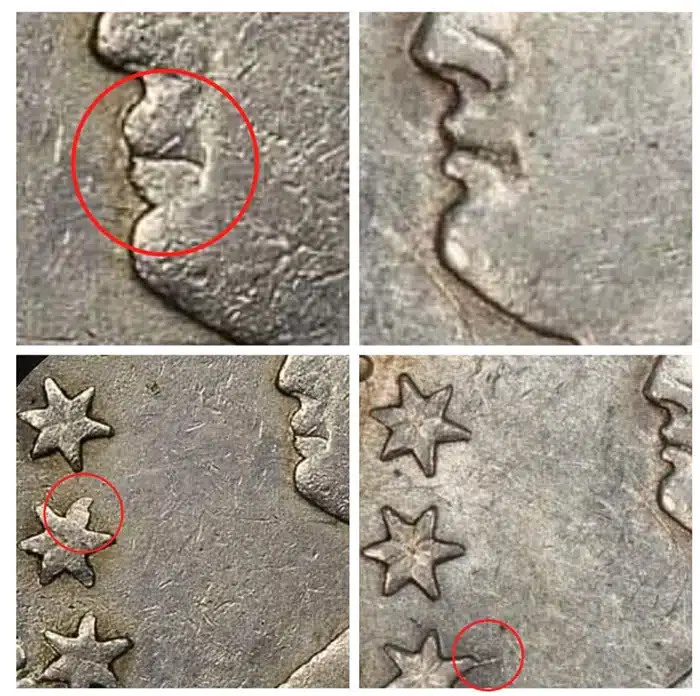 Counterfeit-Detection:-1818-Capped-Bust-Quarter-Counterfeits-In-TPG-Holders