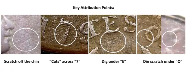 Counterfeit-Detection:-1796-Large-Cent-S-93-Variety--Struck-Counterfeit-Coin