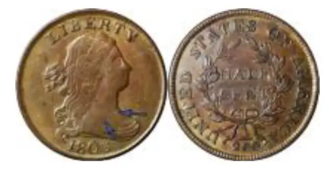 Counterfeit-Detection:-1803-Half-Cent-C-3-Struck-Counterfeit-Coin