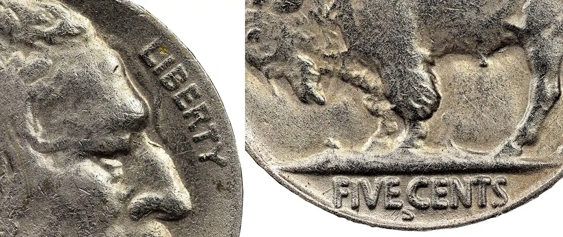 Counterfeit-Detection:-1919-S-Buffalo-Nickel