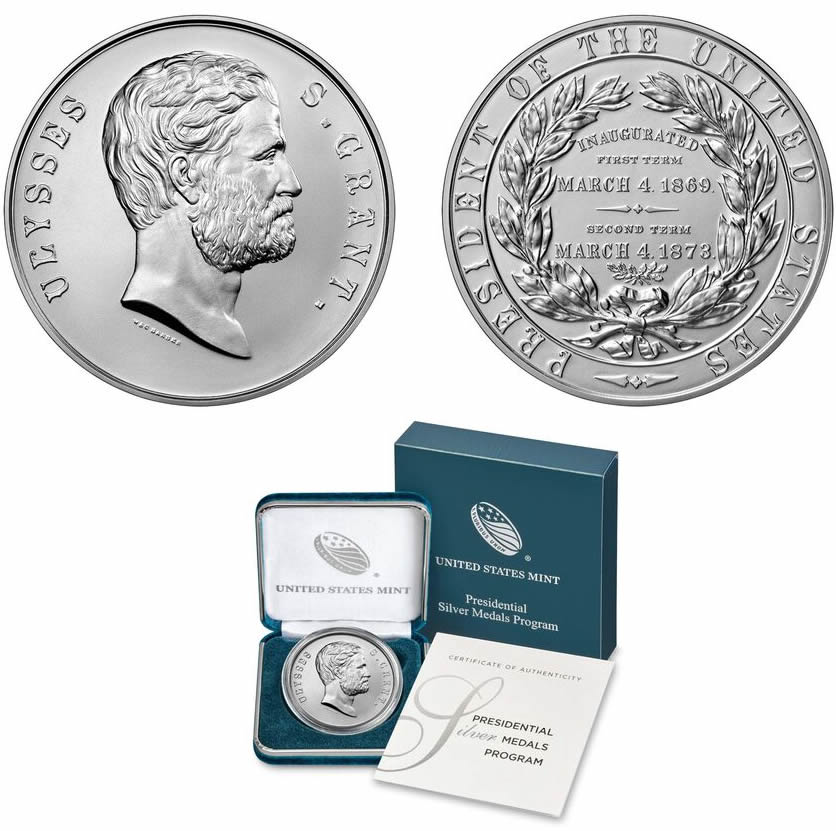 Presidential-Silver-Medal-Honoring-Ulysses-S.-Grant-Available-October-2