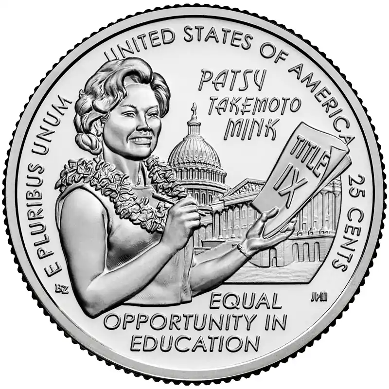 2024-American-Women-Quarters-Celebrating-The-Honorable-Patsy-Takemoto-Mink-Shipping-On-March-25
