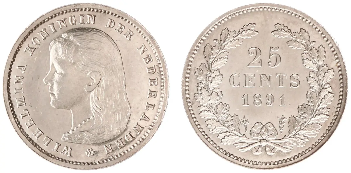 Queen-Of-The-Auction:-1891-Netherlands-25-Cents-Brings-Record-$1.13-Million-At-Heritage---Europe