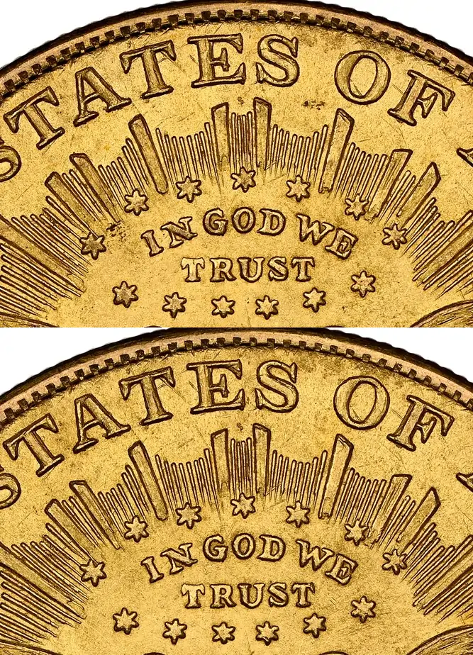 Counterfeit-Detection:-1887-S-Liberty-Head-Double-Eagle-Gold