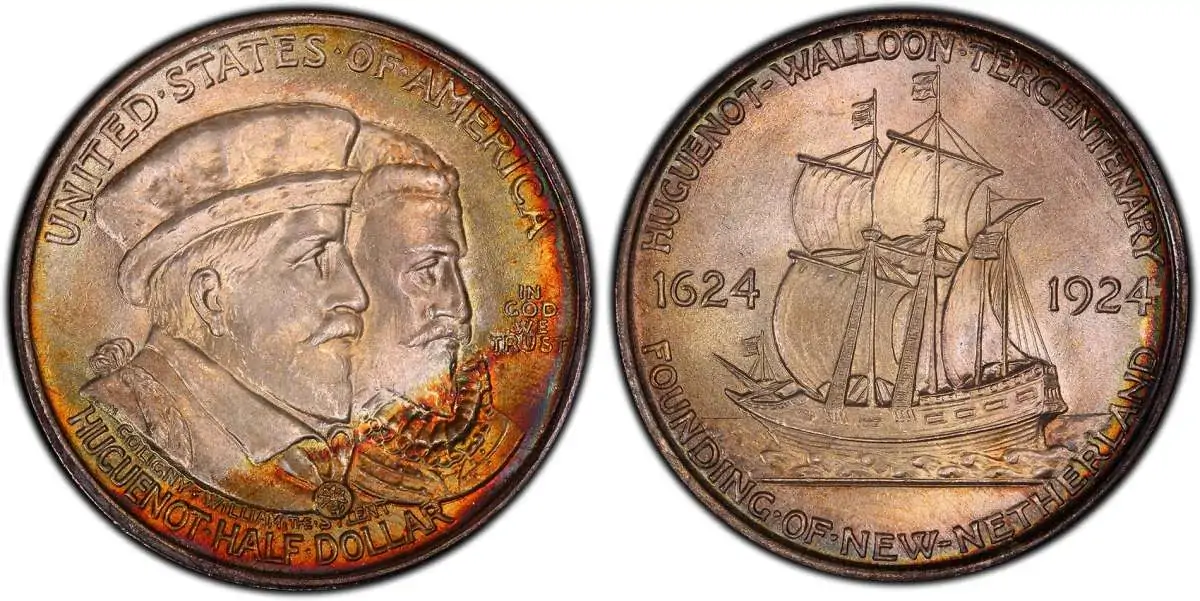 1924-Huguenot-Walloon-Half-Dollar:-A-Terrific-