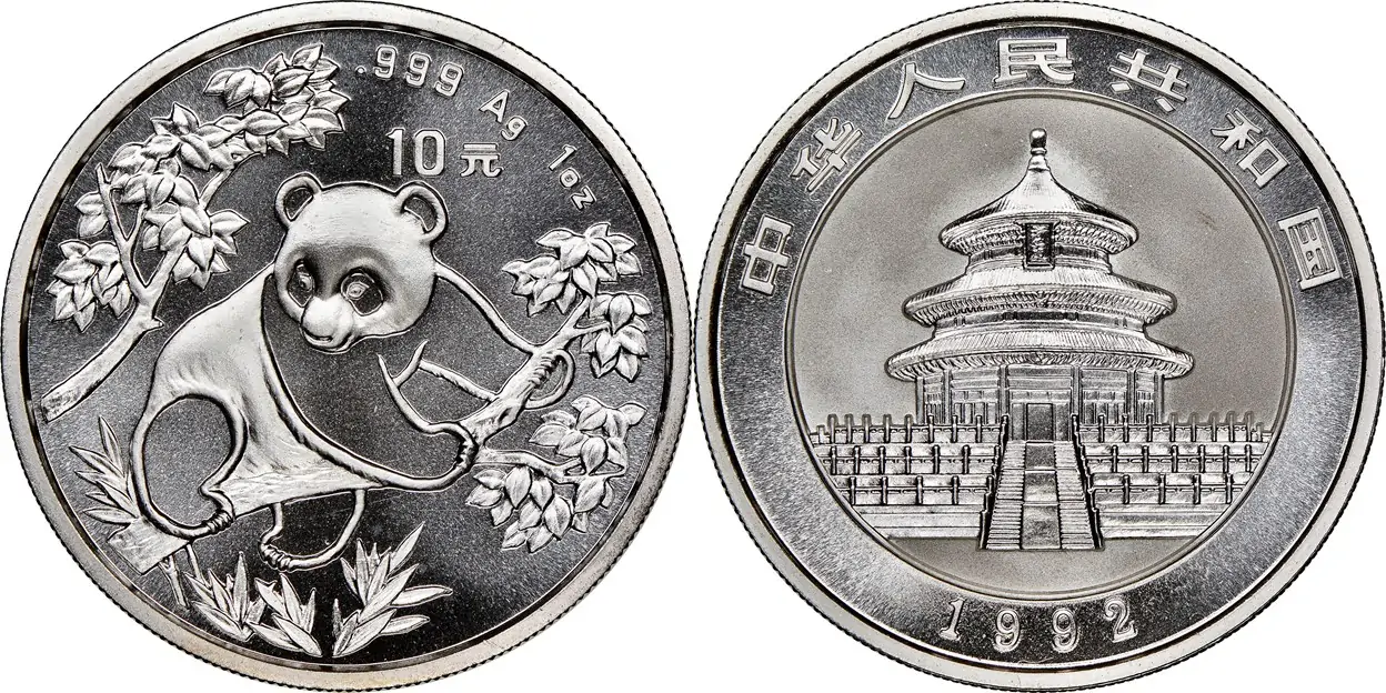 Counterfeit-Detection:-1992-China-Silver-10-Yuan-Panda