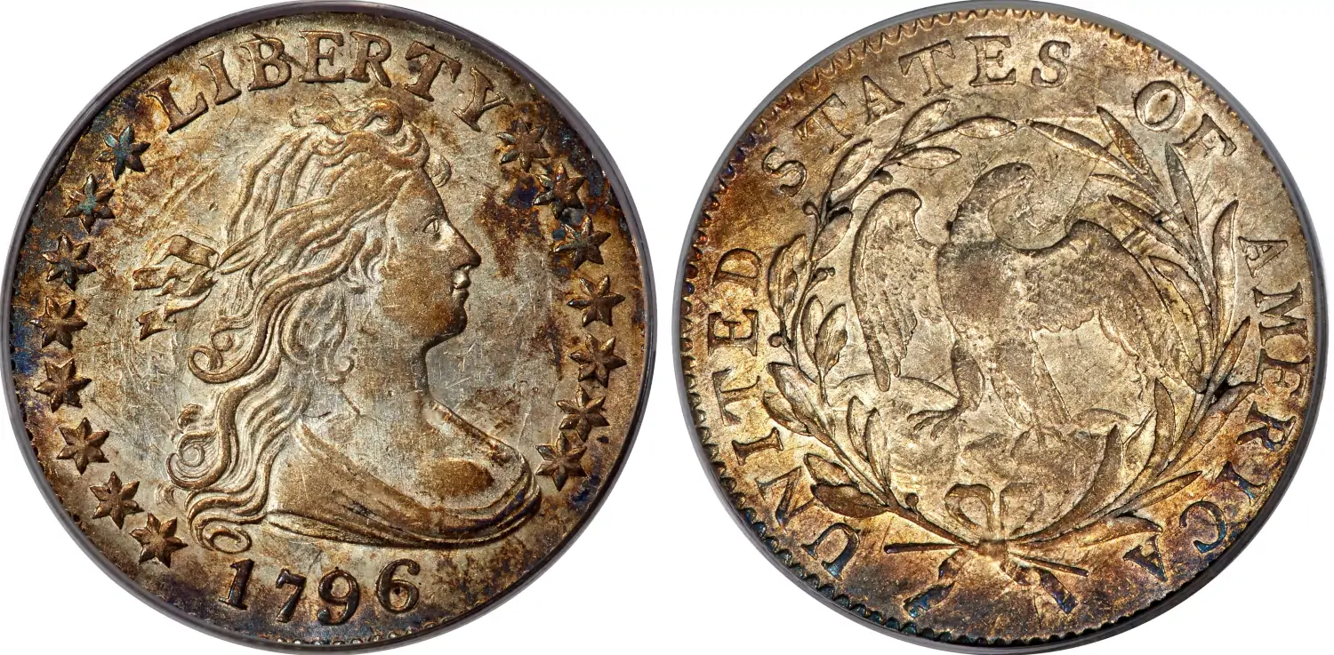 1796-Draped-Bust-Dime,-Jr-2,-R.4,-AU-55-PCGS,-CAC