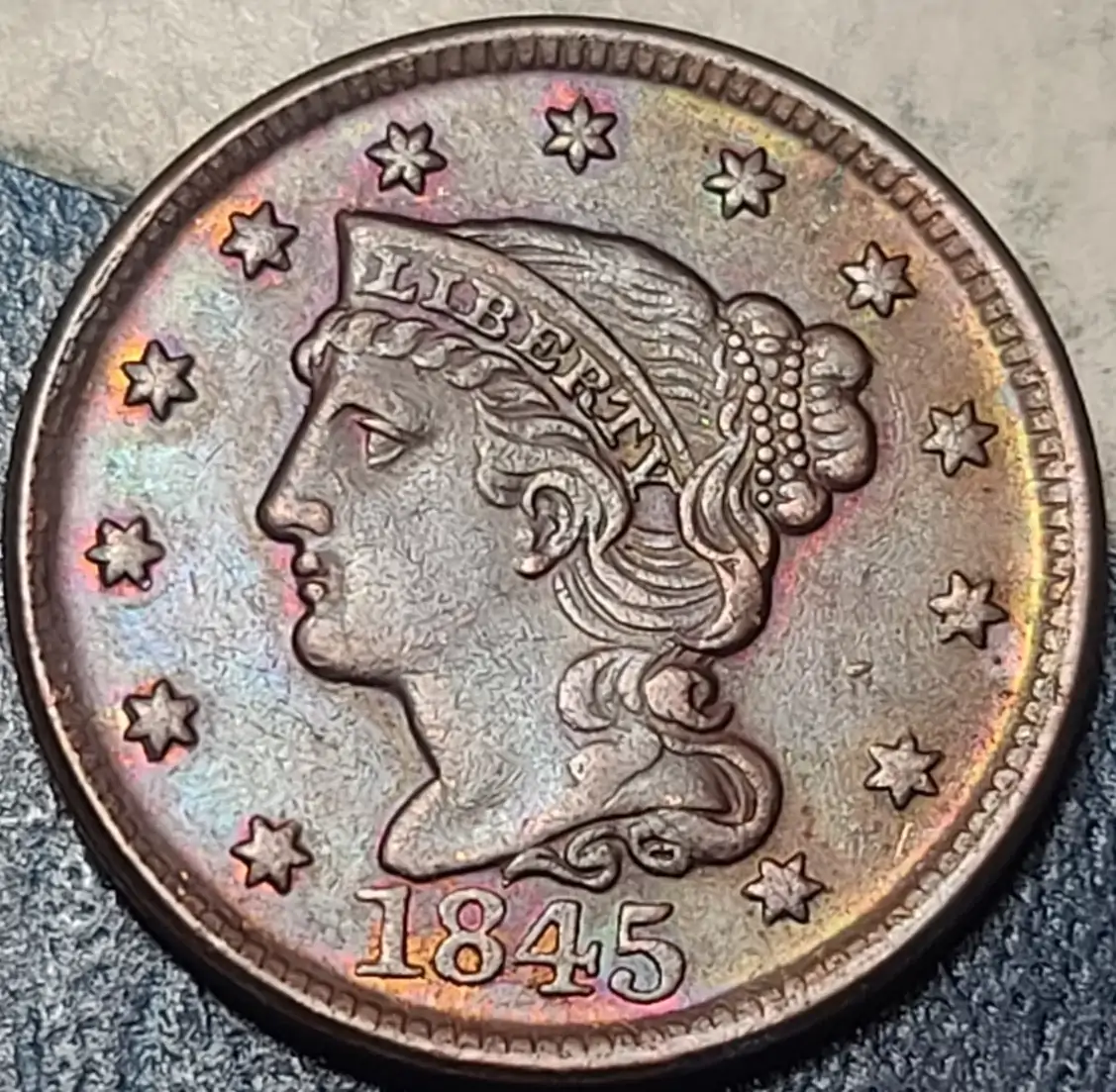 Counterfeit-1845-Large-Cent-On-Ebay