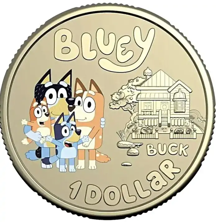 Australia-Has-Bluey-Coin-Distribution-Problems,-Are-Coins-Going-Out-The-Back-Door?
